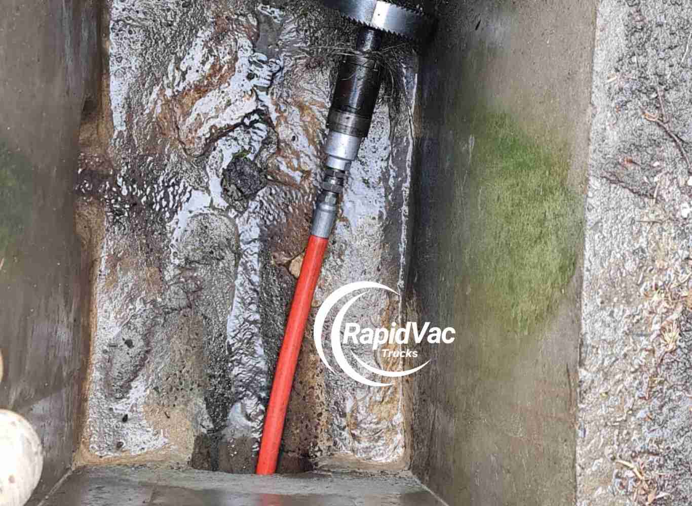 Hydro jetting and vac truck service for large-scale drain cleaning projects.
